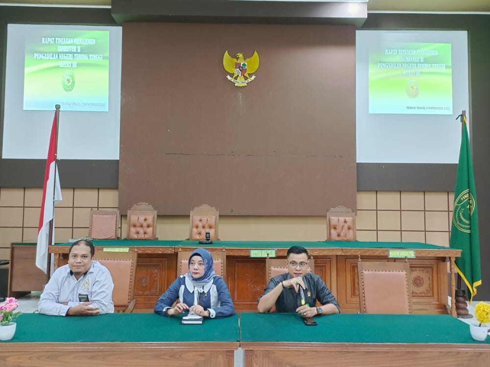 Rapat Tinjauan Manajemen Pengadilan Negeri Tebing Tinggi Tahun 2022