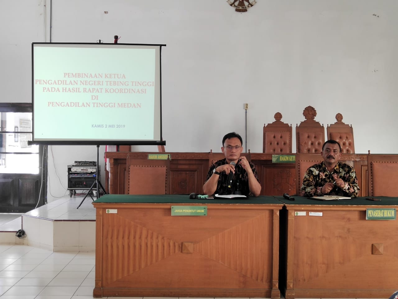 Pembinaan oleh Ketua Pengadilan Negeri Tebing Tinggi Pembinaan oleh Ketua Pengadilan Negeri Tebing Tinggi