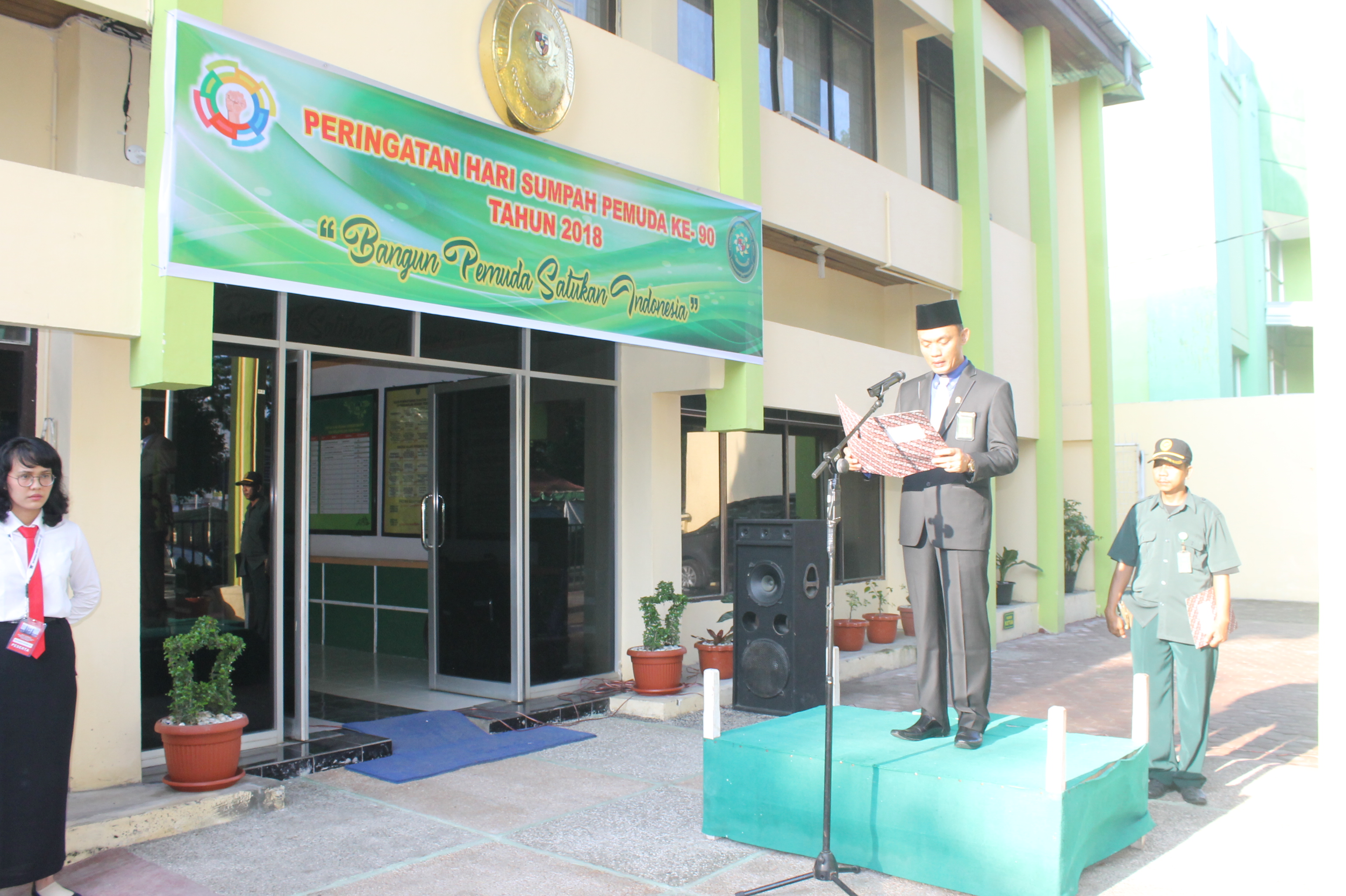 Upacara Memperingati Hari Sumpah Pemuda ke-90 Tahun 2018 