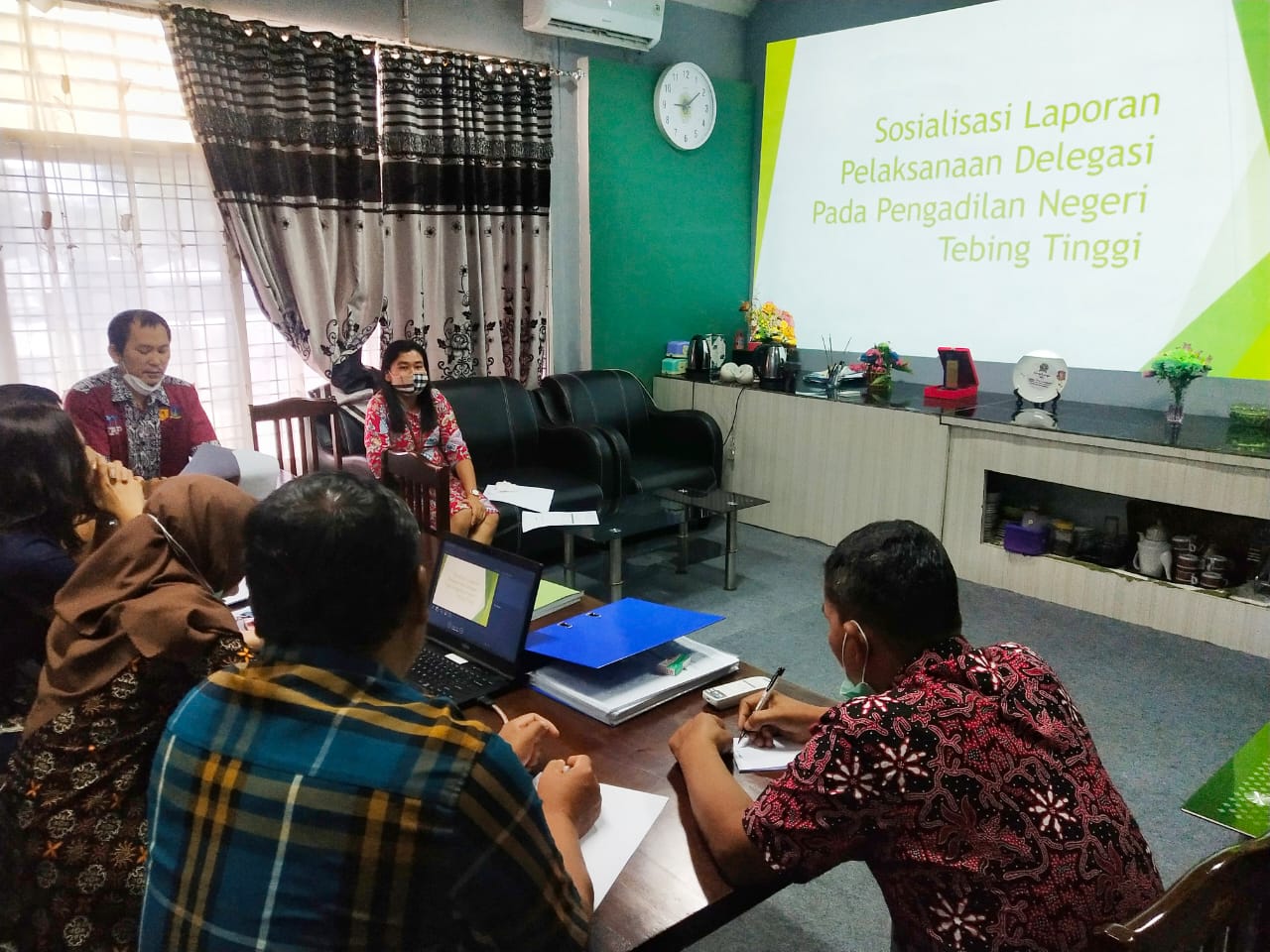 Sosialisasi Laporan Pelaksanaan Delegasi Pengadilan Negeri Tebing Tinggi