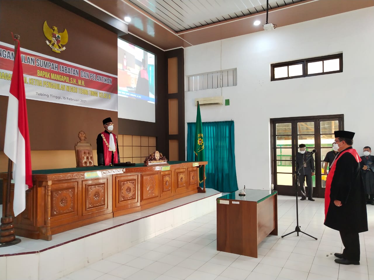 Pengambilan Sumpah Jabatan dan Pelantikan Wakil Ketua Pengadilan Negeri Tebing Tinggi Kelas I B Pengambilan Sumpah Jabatan dan Pelantikan Wakil Ketua Pengadilan Negeri Tebing Tinggi Kelas I B
