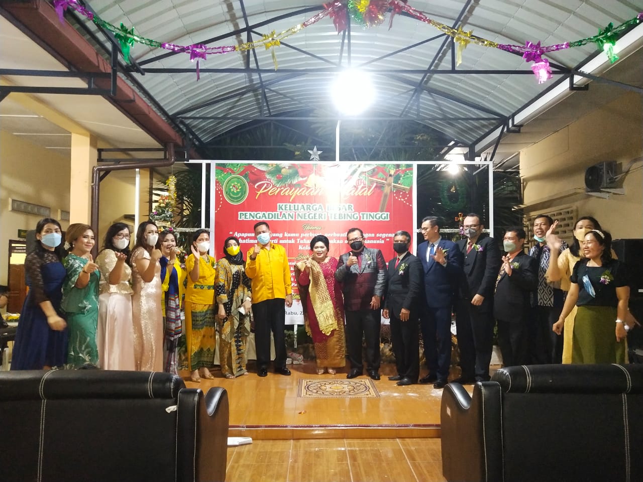Perayaan Natal Keluarga Besar Pengadilan Negeri Tebing Tinggi Kelas I B