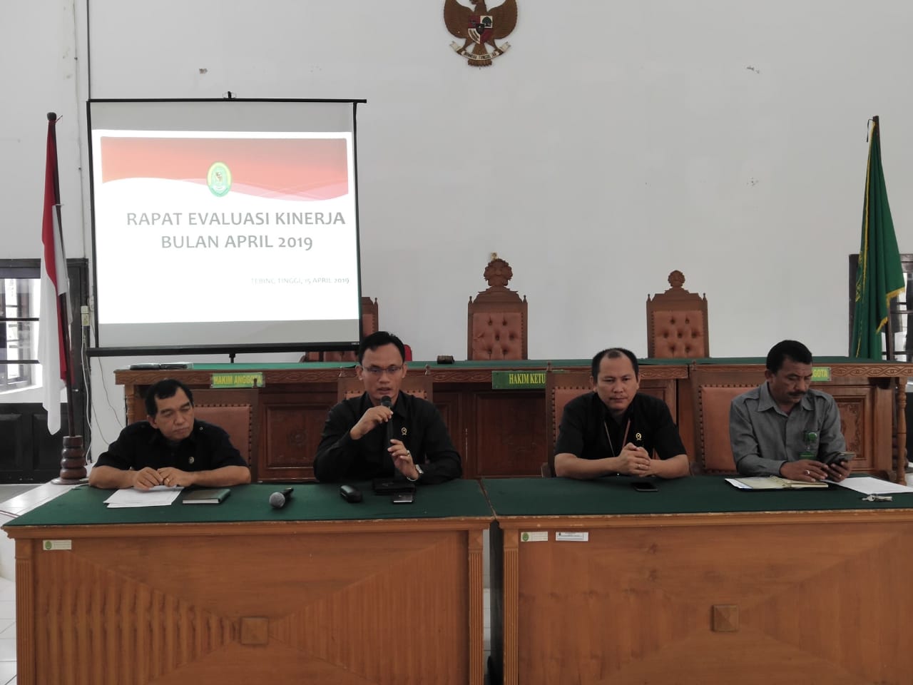 Rapat Evaluasi Kinerja Pengadilan Negeri Tebing Tinggi Bulan April 2019 Rapat Evaluasi Kinerja Pengadilan Negeri Tebing Tinggi Bulan April 2019